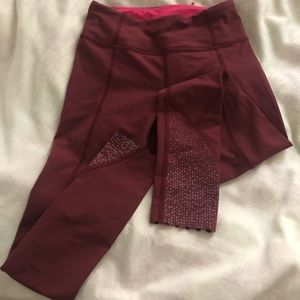 High Waisted Reflective Lululemon leggings